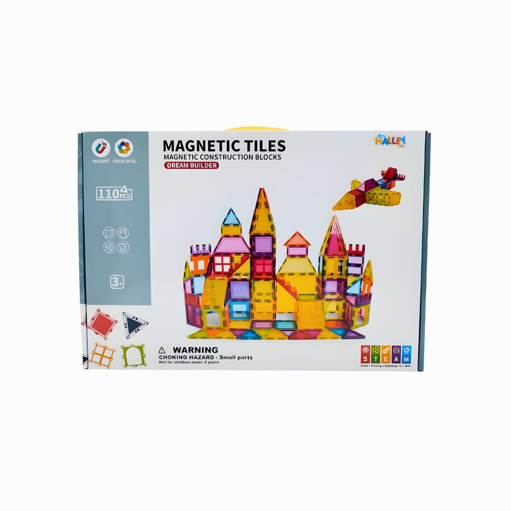 110 Parça Magnet Standart Seri Renkli Blokla