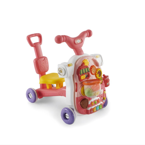 Baby2Go 4 In 1 Multifonksiyon Walker Yürüteç (Pembe)