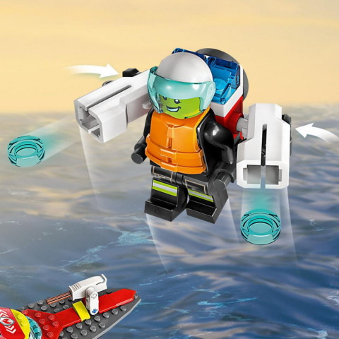 60373 LEGO® City İtfaiye Kurtarma Teknesi