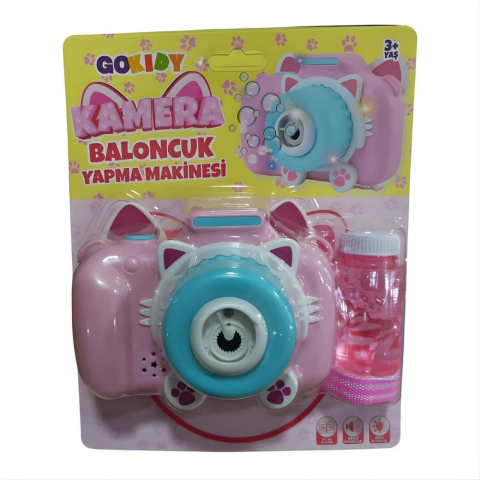 Gokidy Kamera Figürlü Baloncuk Makinası