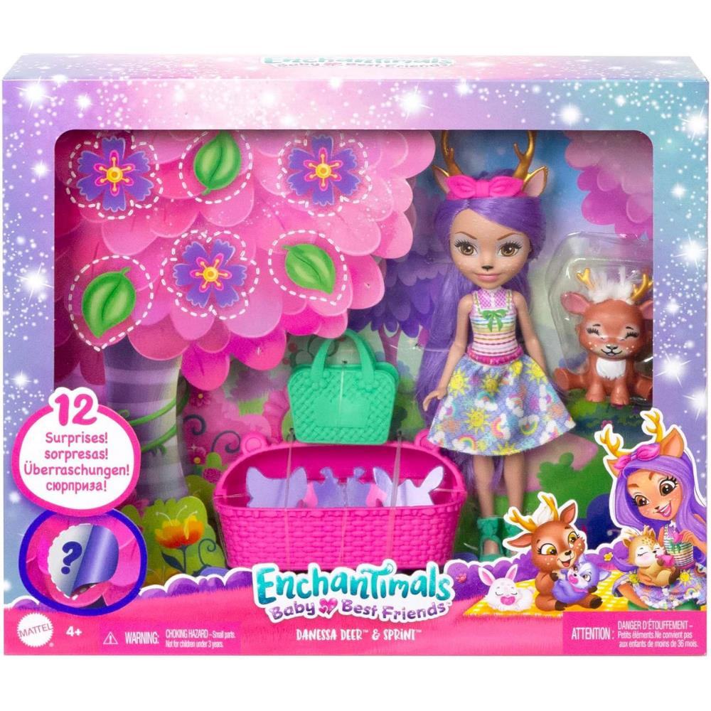 Enchantimals Bestie Reveal Yakın Arkadaş Bebekler HLK83