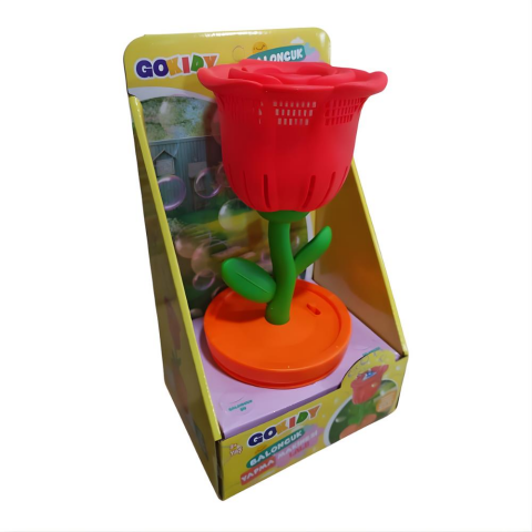 Gokidy Lale Figürlü Işıklı Baloncuk Makinası