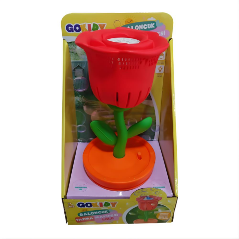 Gokidy Lale Figürlü Işıklı Baloncuk Makinası