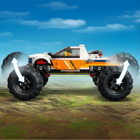 LEGO ® City 4x4 Arazi Aracı Maceraları 60387 - 6 Yaş ve Üzeri Çocuklar Için Oyuncak Yapım Seti (252 Parça)