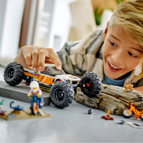 LEGO ® City 4x4 Arazi Aracı Maceraları 60387 - 6 Yaş ve Üzeri Çocuklar Için Oyuncak Yapım Seti (252 Parça)