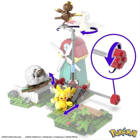 MEGA Pokemon Yel Değirmeni Kasabası Seti HKT21