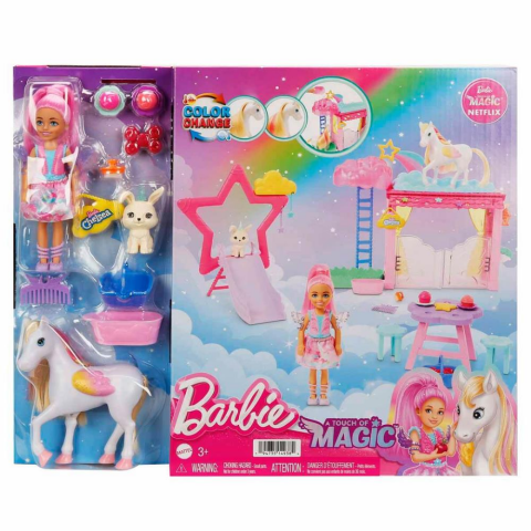 Barbie a Touch of Magic Chelsea ve Pegasus Oyun Seti HNT67