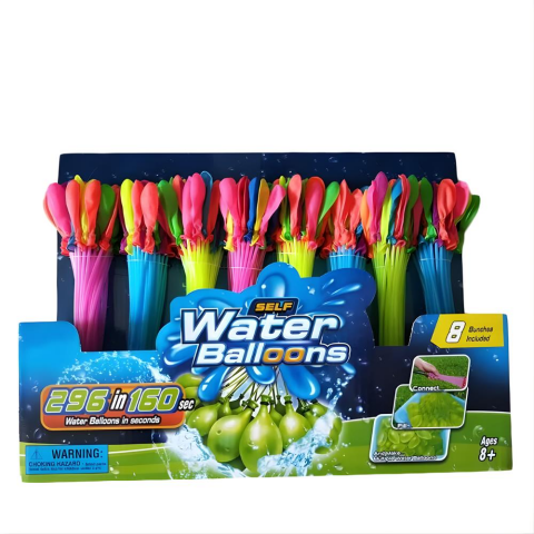 Kolay Dolum Sihirli Su Balonu 296 Balon 8 Set