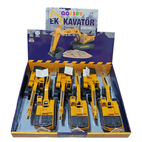 Gokidy Sürtmeli Ekskavatör 6'lı Kutuda