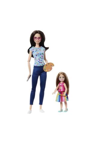 Barbie Ve Chelsea Sanat Atölyesi Oyun Seti Hrg48