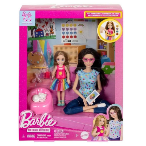 Barbie ve Chelsea Sanat Atölyesi Oyun Seti HRG48