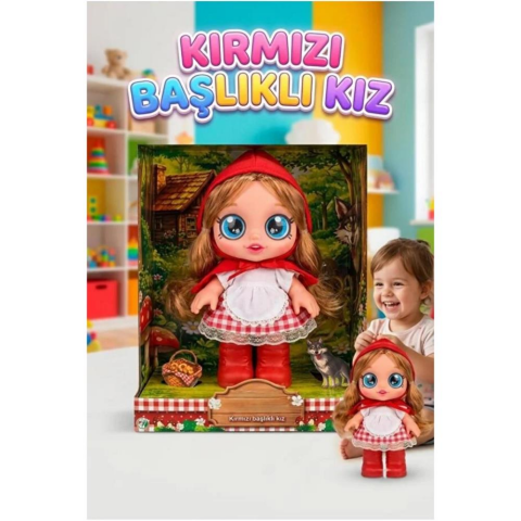 Elissa Masal Anlatan Kırmızı Başlıklı Kız Bebek - 24 cm Sesli Et Bebek