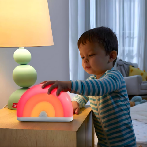 Fisher Price Gökkuşağı Uyku Yardımcısı, Doğumdan itibaren tüm bebekler için müzikli ve ışıklı HGB91