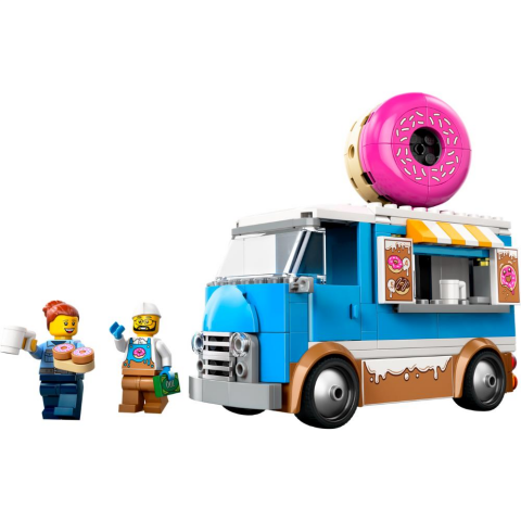 LEGO® City Donut Kamyonu 5 Yaş ve Üzeri Çocuklar için Seyyar Satıcı Oyuncağı 60452