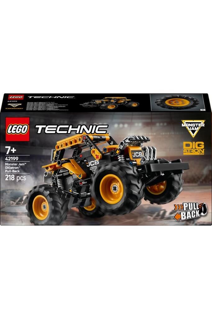 LEGO ® Technic Monster Jam™ DIGatron™ Çek-Bırak 42199 - 7 Yaş ve Üzeri için Yapım Seti (218 Parça)
