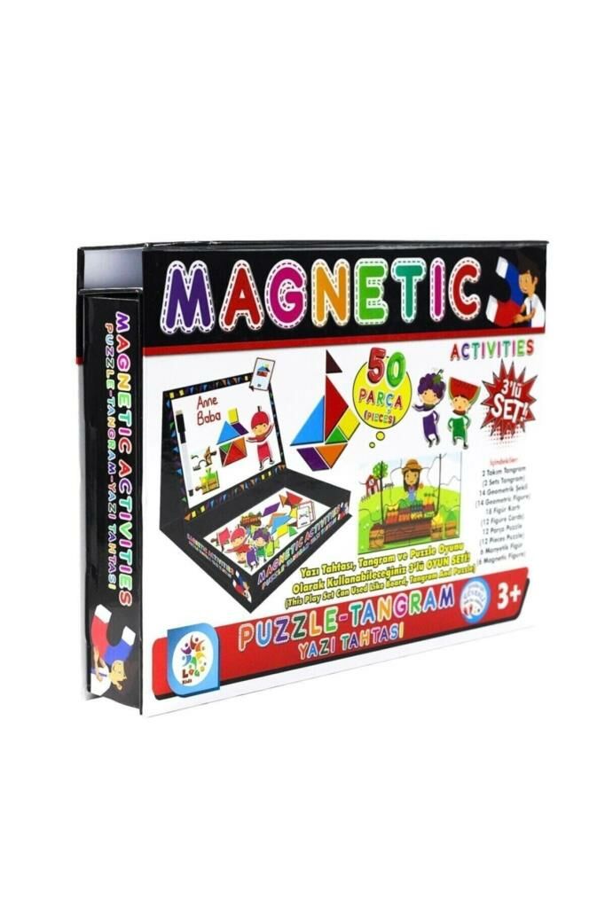Manyetik Aktiviteler Tangram Puzzle Yazı Tahtası