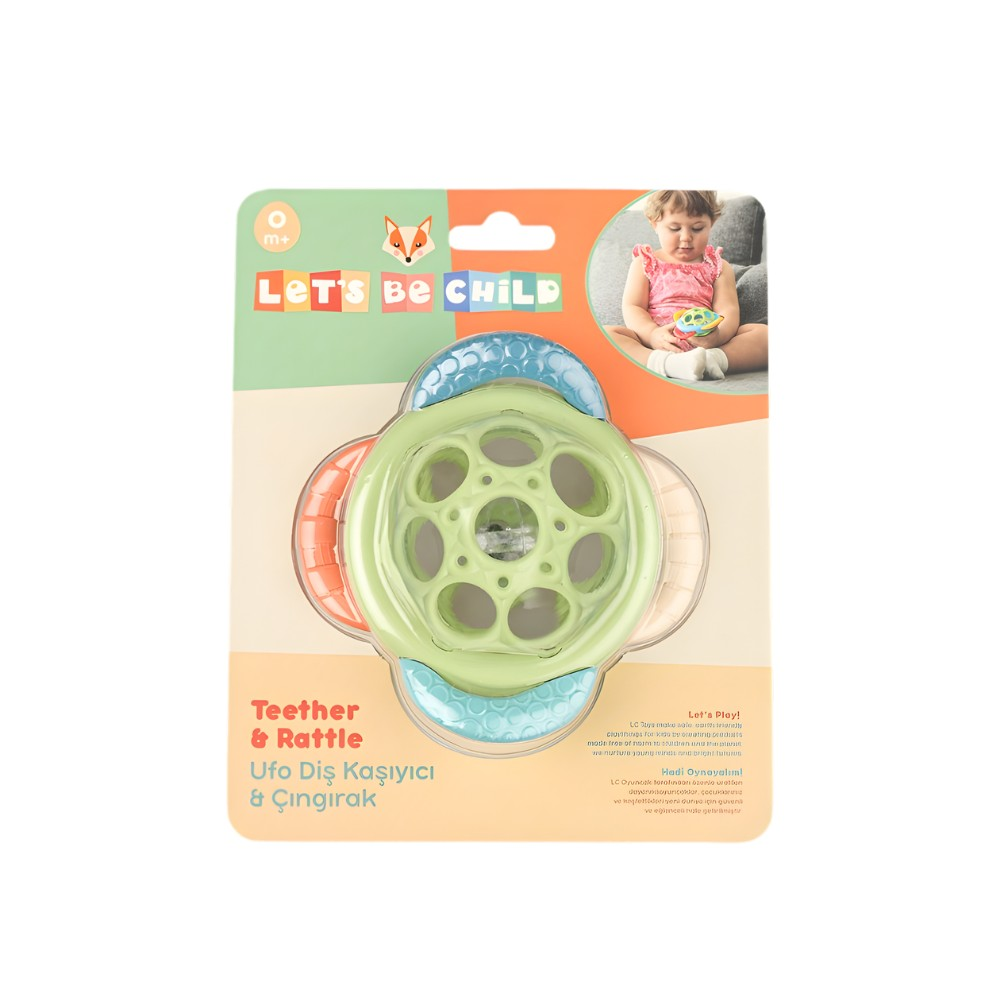 Lets Be Child Lc Ufo Diş Kaşıyıcı & Çıngırak Lc-30800