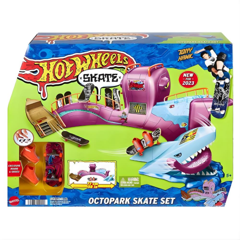 Hot Wheels Skate Ahtapot Kaykay Parkı Oyun Seti HMK01