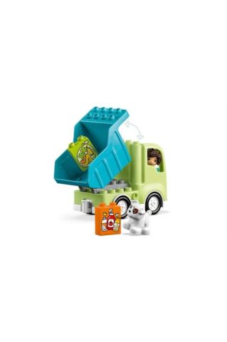 LEGO Kasabası Geri Dönüşüm Kamyonu 10987 Oyuncak Yapım Seti (15 PARÇA)
