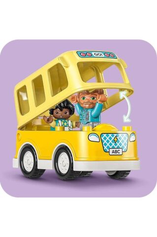 LEGO ® DUPLO® Kasabası Otobüs Yolculuğu 10988 - 2 Yaş ve Üzeri  Oyuncak Yapım Seti (16 Parça)