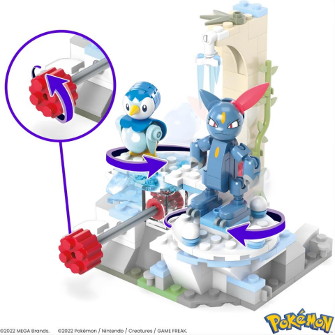 MEGA Pokémon Piplup ve Sneasel Kış Macerası Seti, 7 yaş ve üzeri, HKT20