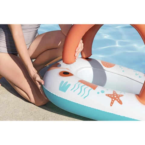 Bestway Gölgeli Konfor Peluş Bebek Teknesi 33 x 26 İnç veya 84 x 67 cm