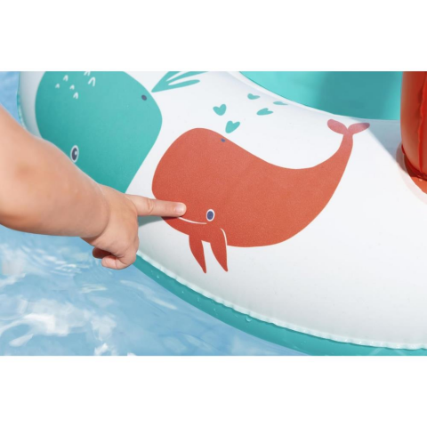 Bestway Gölgeli Konfor Peluş Bebek Teknesi 33 x 26 İnç veya 84 x 67 cm