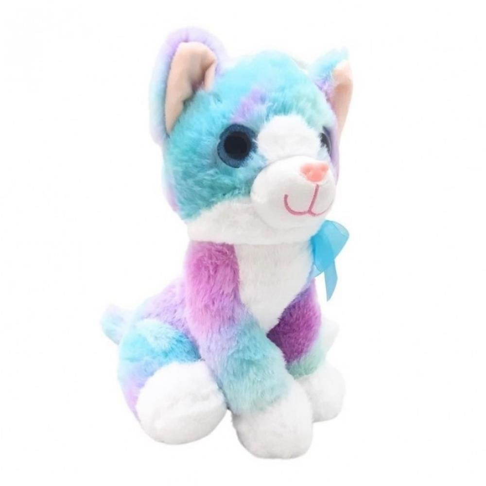 Peluş 30 Cm Renkli Kedi