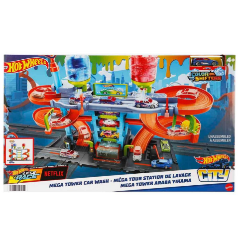 Hot Wheels City Mega Araba Yıkama HDP05