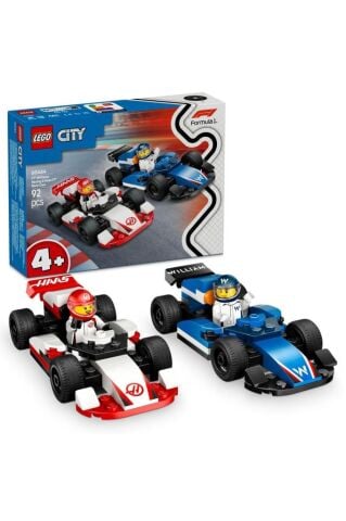 LEGO ® City F1® Williams Racing ve Haas F1® Yarış Arabaları 60464 - 4 Yaş ve Üzeri Yapım Seti (92 P)