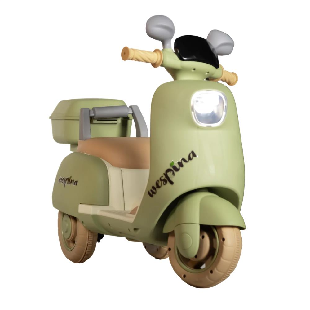 Wespina 3 Tekerli Akülü Motor (2-6 Yaş) Yeşil