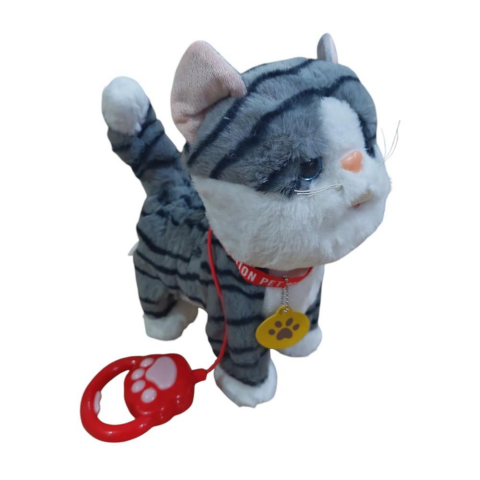 El Kontrollü Yürüyen Peluş Kedi