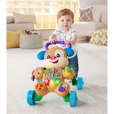 Fisher Price Türkçe ve İngilizce Eğitici Köpekçik Yürüteç FTG10