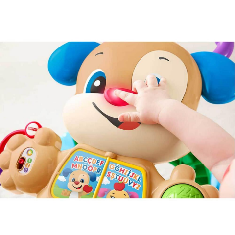 Fisher Price Türkçe ve İngilizce Eğitici Köpekçik Yürüteç FTG10