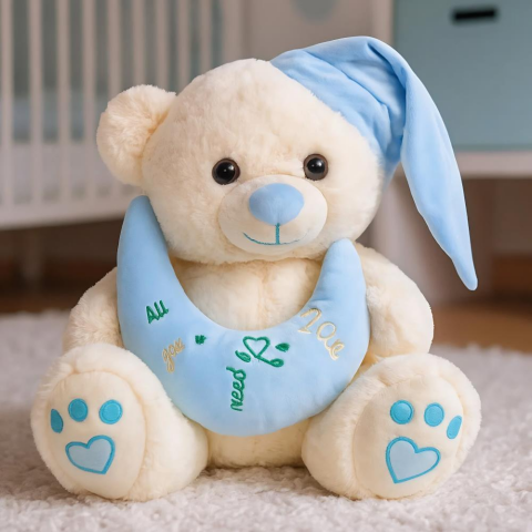 Halley Yastıklı Peluş Ayı 35 Cm 62911