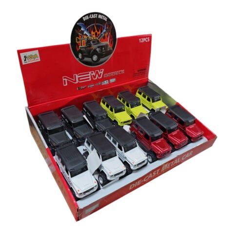 Display Sesli Metal Jeep Çek Bırak Araba