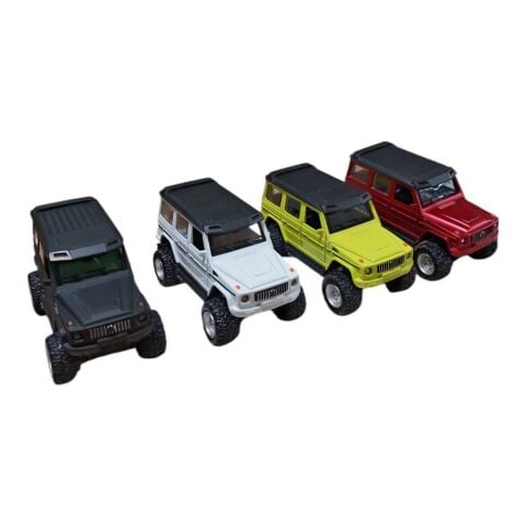 Display Sesli Metal Jeep Çek Bırak Araba