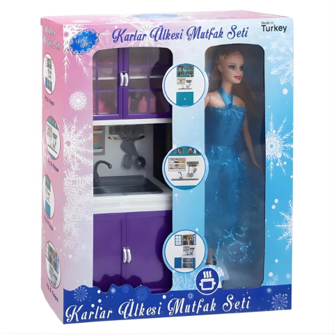 Oydaş Oyuncak Karlar Ülkesi Lavabo Bebekli OYD-02328