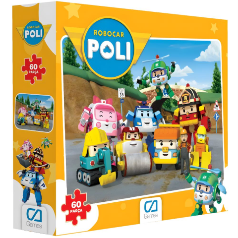 Ca Games Robocar Poli Puzzle 60 Parça