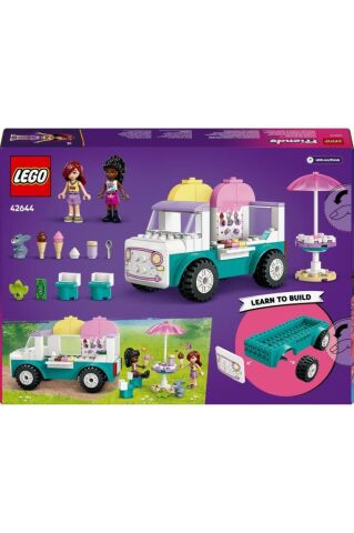 Friends Heartlake City Dondurma Kamyonu 42644 - 4 Yaş ve Üzeri Oyuncak Yapım Seti (92 Parça)