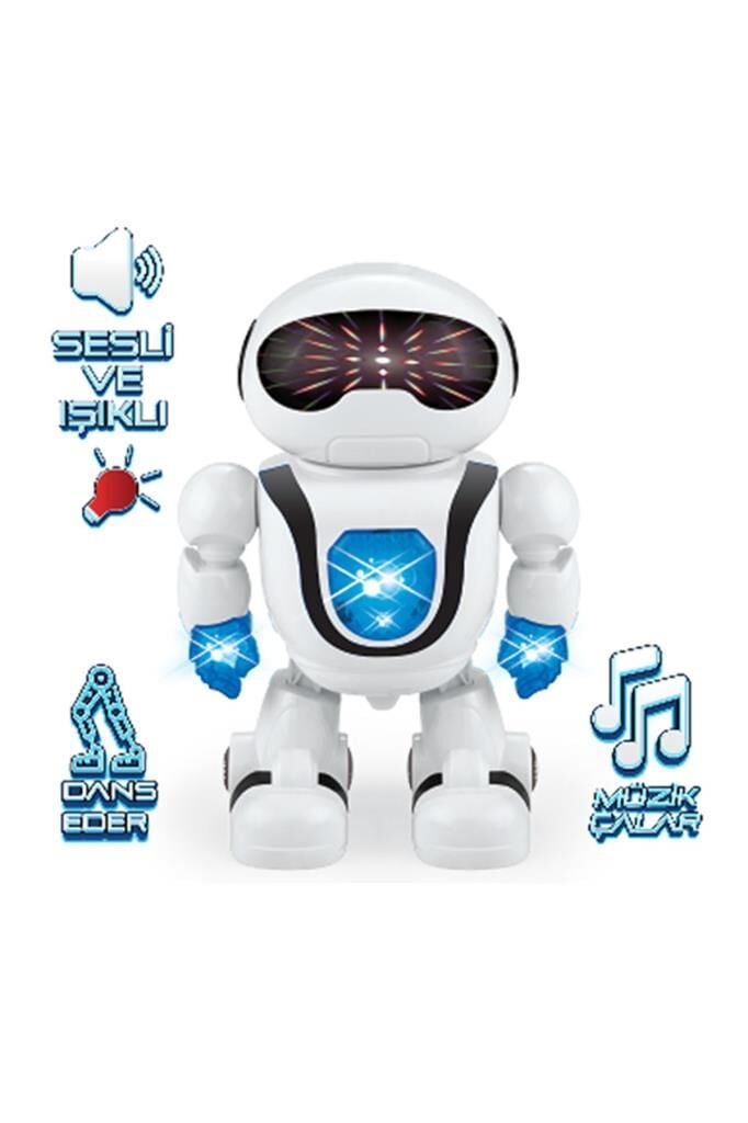 Sesli, Işıklı, Müzikli Dans Eden Hareketli Robot