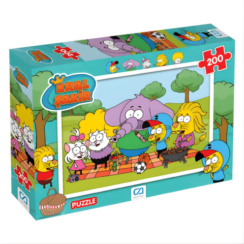 Ca Games Kral Şakir Puzzle 200 Parça