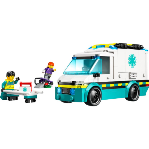 LEGO® City Acil Yardım Ambulansı Oyuncak Araç Yapım Seti 60451