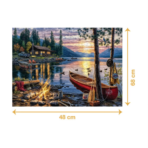 Ca Games Kamp Ateşi Puzzle 1000 Parça