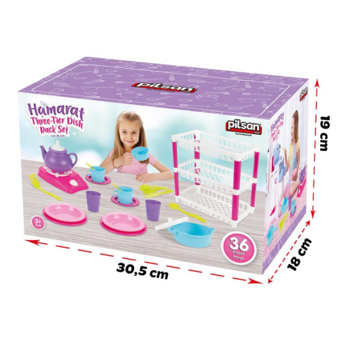 Hamarat 3 Katlı Çay Seti