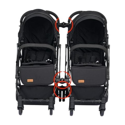 İkiz Bebek Arabası Aparatı