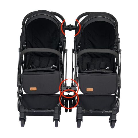 İkiz Bebek Arabası Aparatı