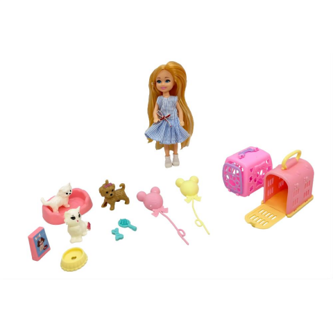 Gokidy Dollyland Minkie Şirin Bebek Aksesuarlı Set