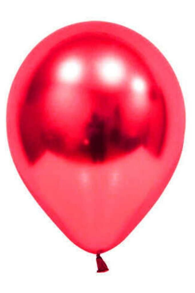 Balon Krom Parlak 12 Inc Kırmızı 50 Adet
