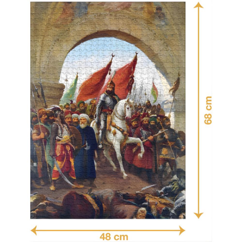 Ca Games Fatih Sultan Mehmet - 1000 Parçalı Puzzle - 48 x 68 cm